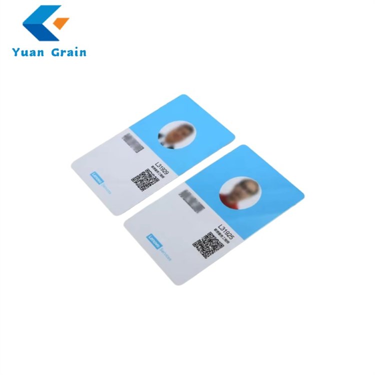 Quality assure IC FM08 NFC Blank PVC Plastic card Student Photo ID Card with Custom Printing