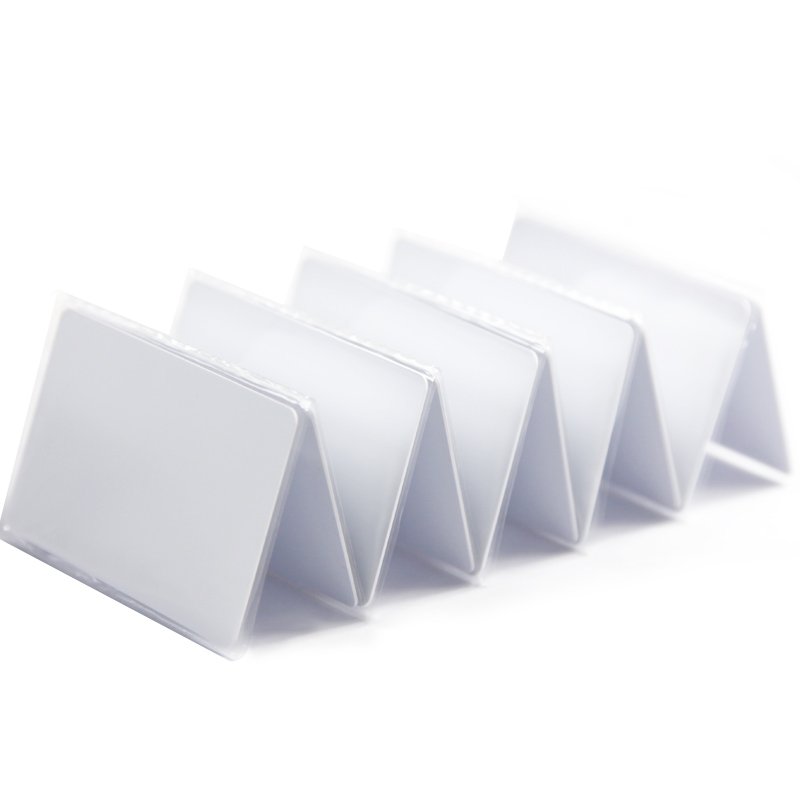 Sencan High Quality Custom Logo Printed 13.56mhz HF Rewrite Card PVC Plastic Blank Card Business Card For Access Control