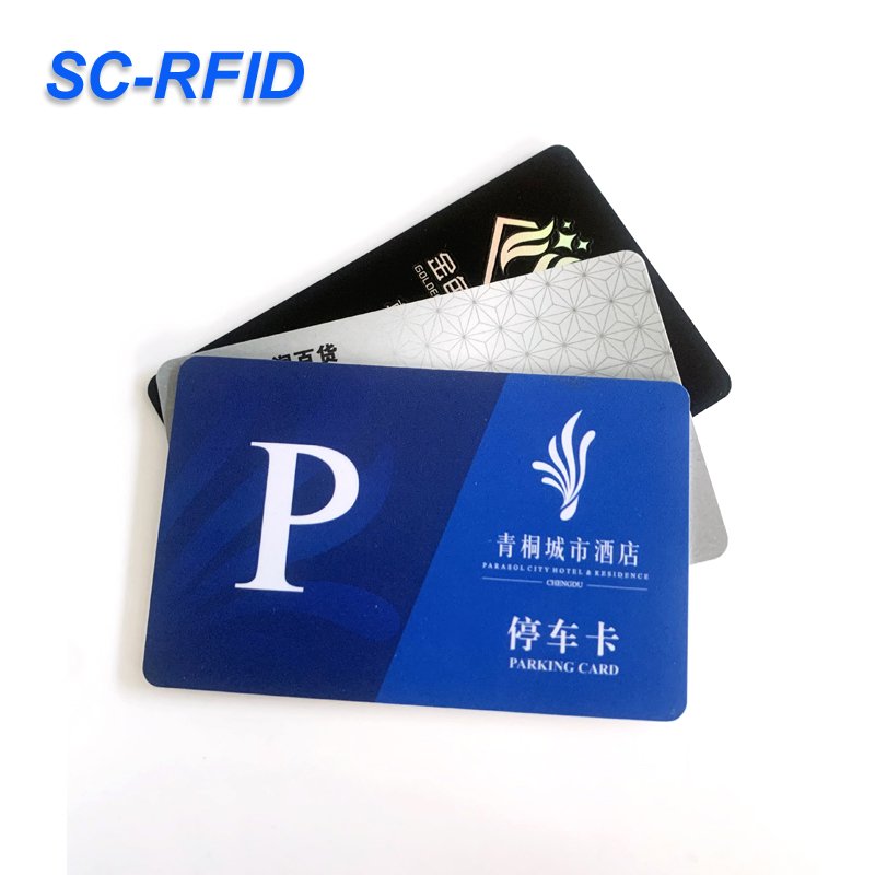 Sencan High Quality Custom Logo Printed 13.56mhz HF Rewrite Card PVC Plastic Blank Card Business Card For Access Control