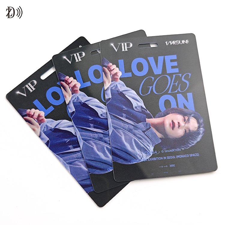 Custom Design Plastic VIP Access Cards Backstage Pass Artist/ Music/ Festival RFID Badge Card For An Event