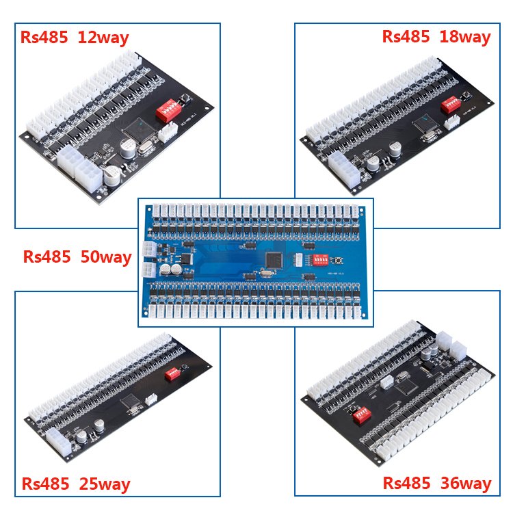 Voung RS485 25Channel Access Controller Board Lock Cabinet WiFi TCP/IP SDK Face Fingerprint Recognition Reset Feature OEM Logo