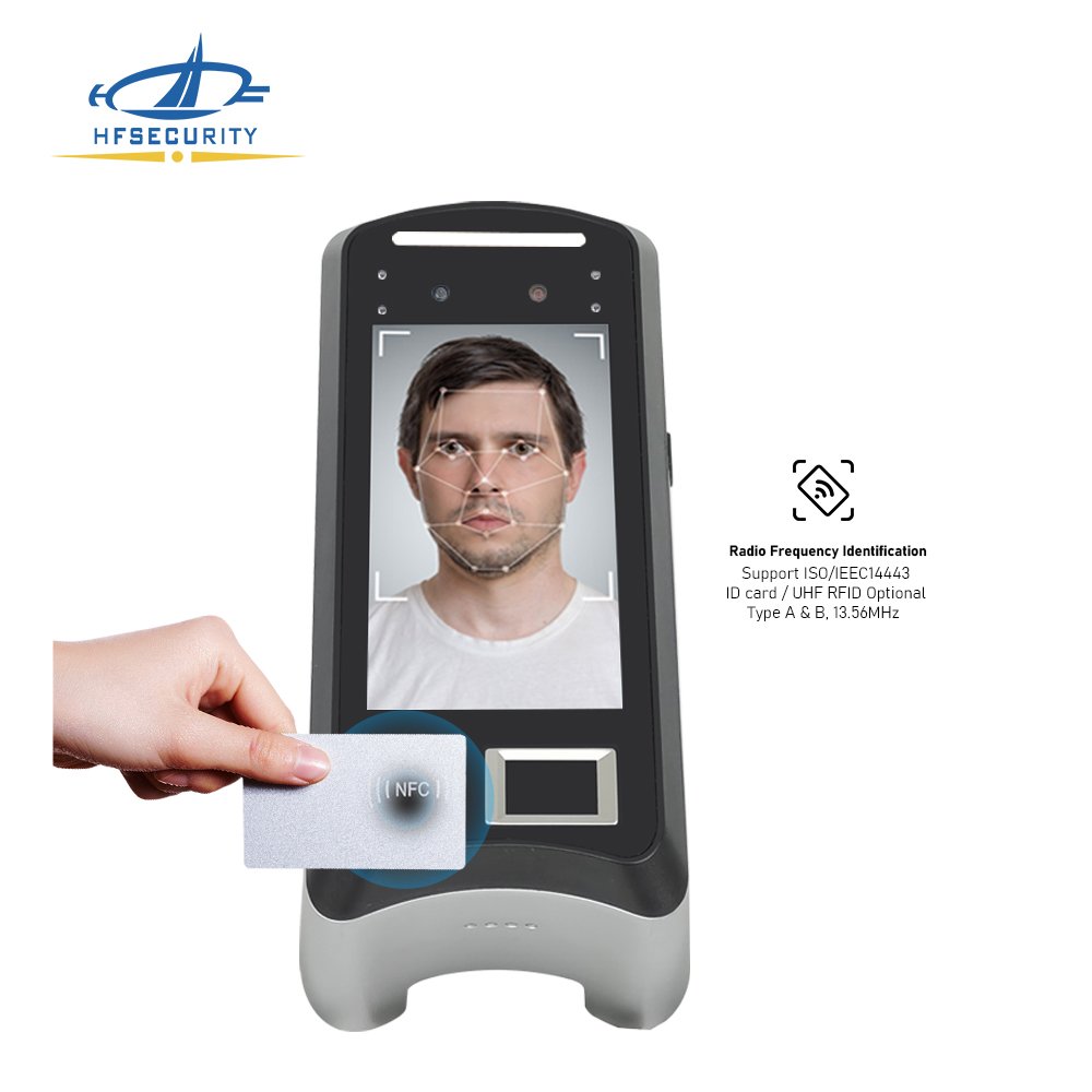 HFSecurity X05 Smart attendance machines with touchless IRIS face recognition technology for hygienic workplace environments