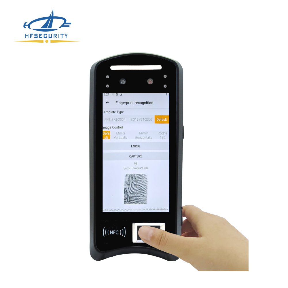 HFSecurity X05 Smart attendance machines with touchless IRIS face recognition technology for hygienic workplace environments