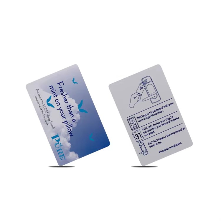Low Price hotel key card 13.56Mhz RFID hotel door lock card Access Control card