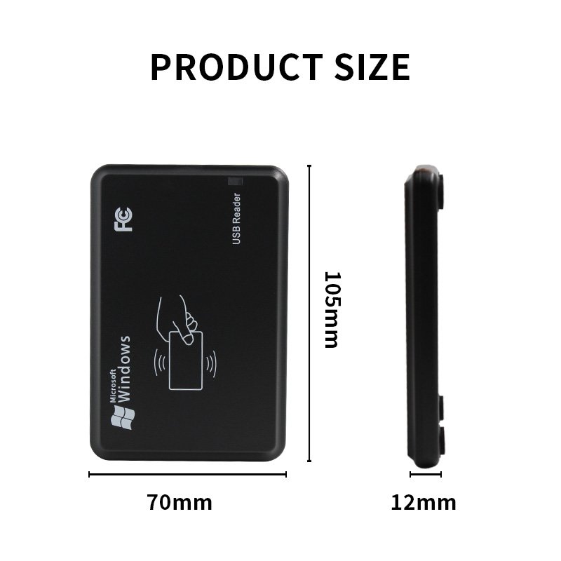 Contactless Portable Plug And Play 13.56mhz IC M1 Card NFC Access Control Smart USB Desktop Card Reader