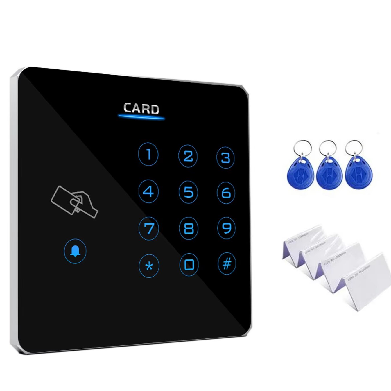 New Ultrathin Metal Waterproof RFID Card Access Control Card Reader 13.56Mhz IC Card Door Access Control System