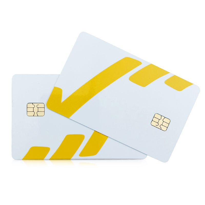 Plastic Contact School Access Control Member Identity SecuritySLE5528 SLE4442 RFID PVC Blank Smart Card 256 Bytes memory