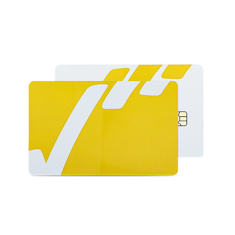 Plastic Contact School Access Control Member Identity SecuritySLE5528 SLE4442 RFID PVC Blank Smart Card 256 Bytes memory