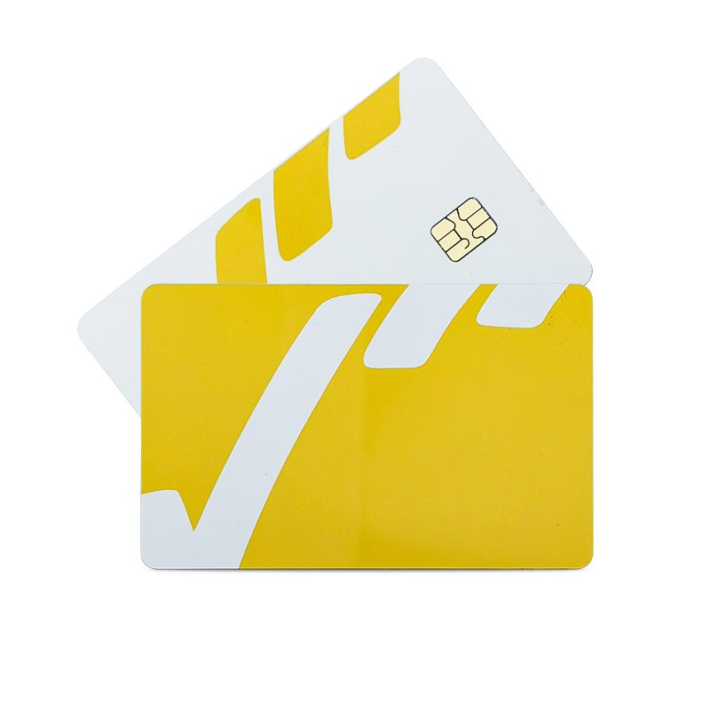 Plastic Contact School Access Control Member Identity SecuritySLE5528 SLE4442 RFID PVC Blank Smart Card 256 Bytes memory