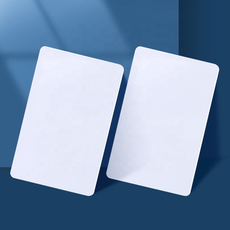 WYUAN ISO18000-6B RFID Blank Card UHF PVC Smart White Card 860-960MHz Long Range Card for Access Control Vehicle Identification