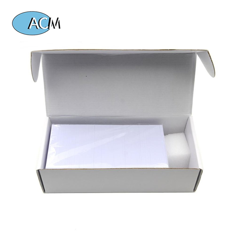high quality PVC plastic blank card without chip 2750 plastic id card with stripes