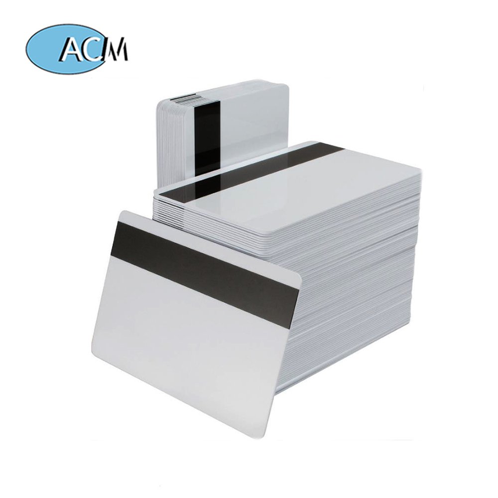 high quality PVC plastic blank card without chip 2750 plastic id card with stripes
