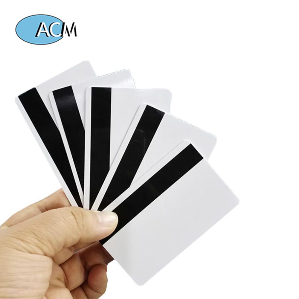 high quality PVC plastic blank card without chip 2750 plastic id card with stripes