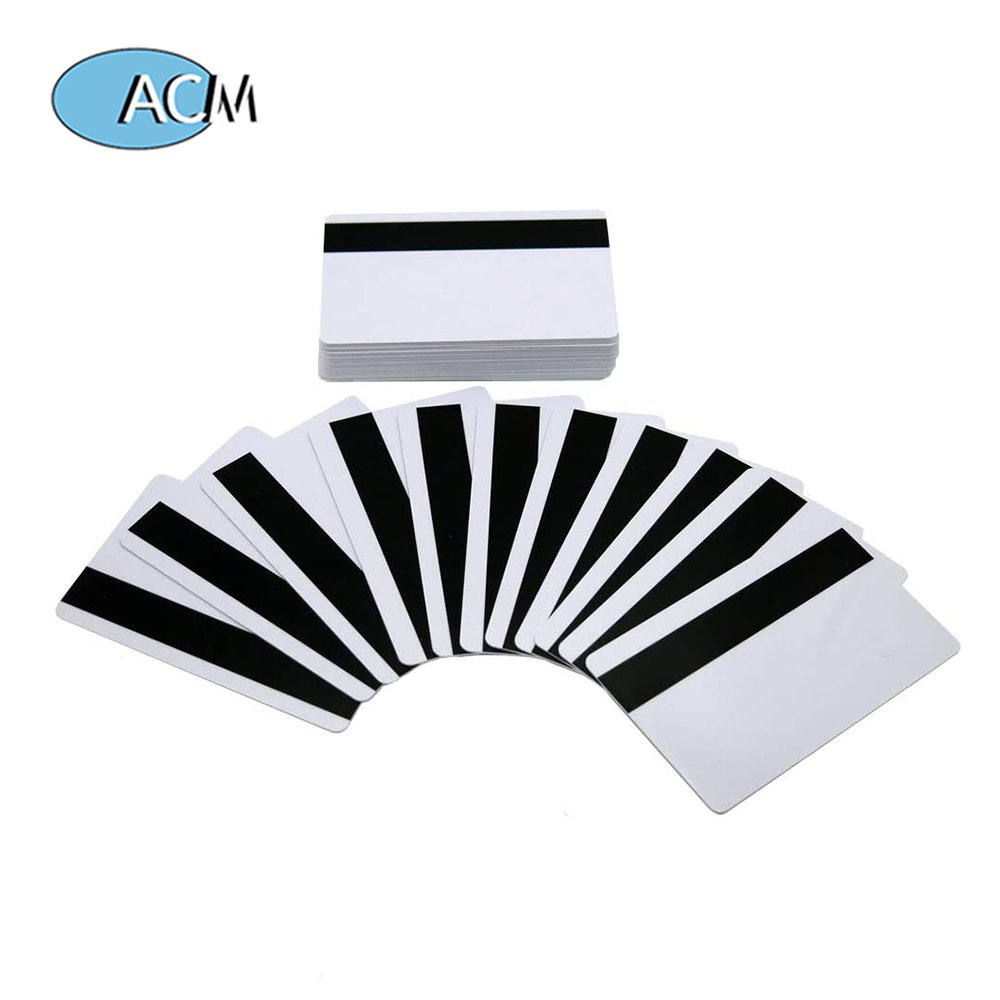 high quality PVC plastic blank card without chip 2750 plastic id card with stripes