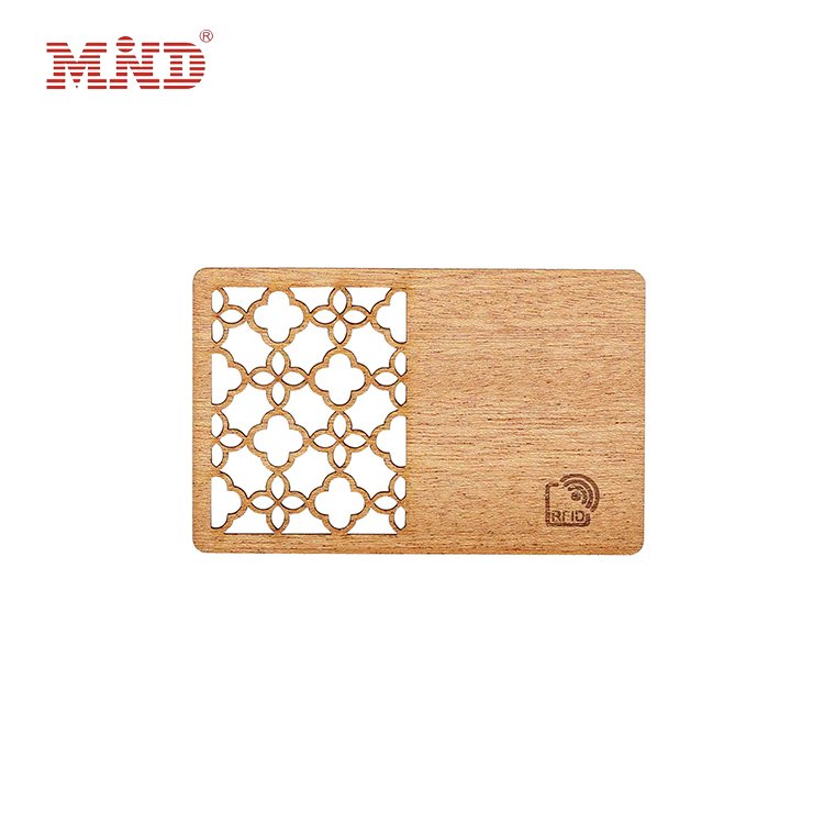 Eco-Friendly Wooden NFC RFID Custom Printing Card luxurious wood hotel key Card