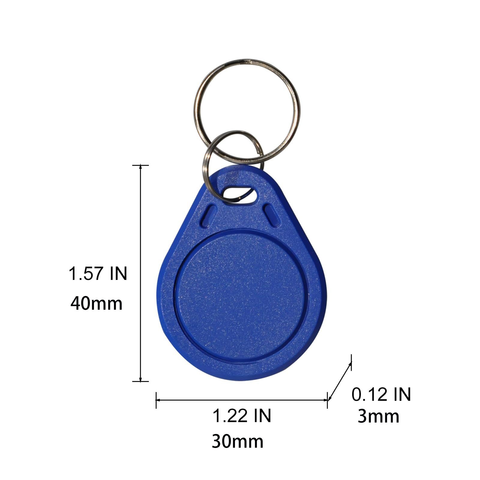 Access Control Abs Key Tags High Quality RFID Chip 125kHz Door Blank Key Fob