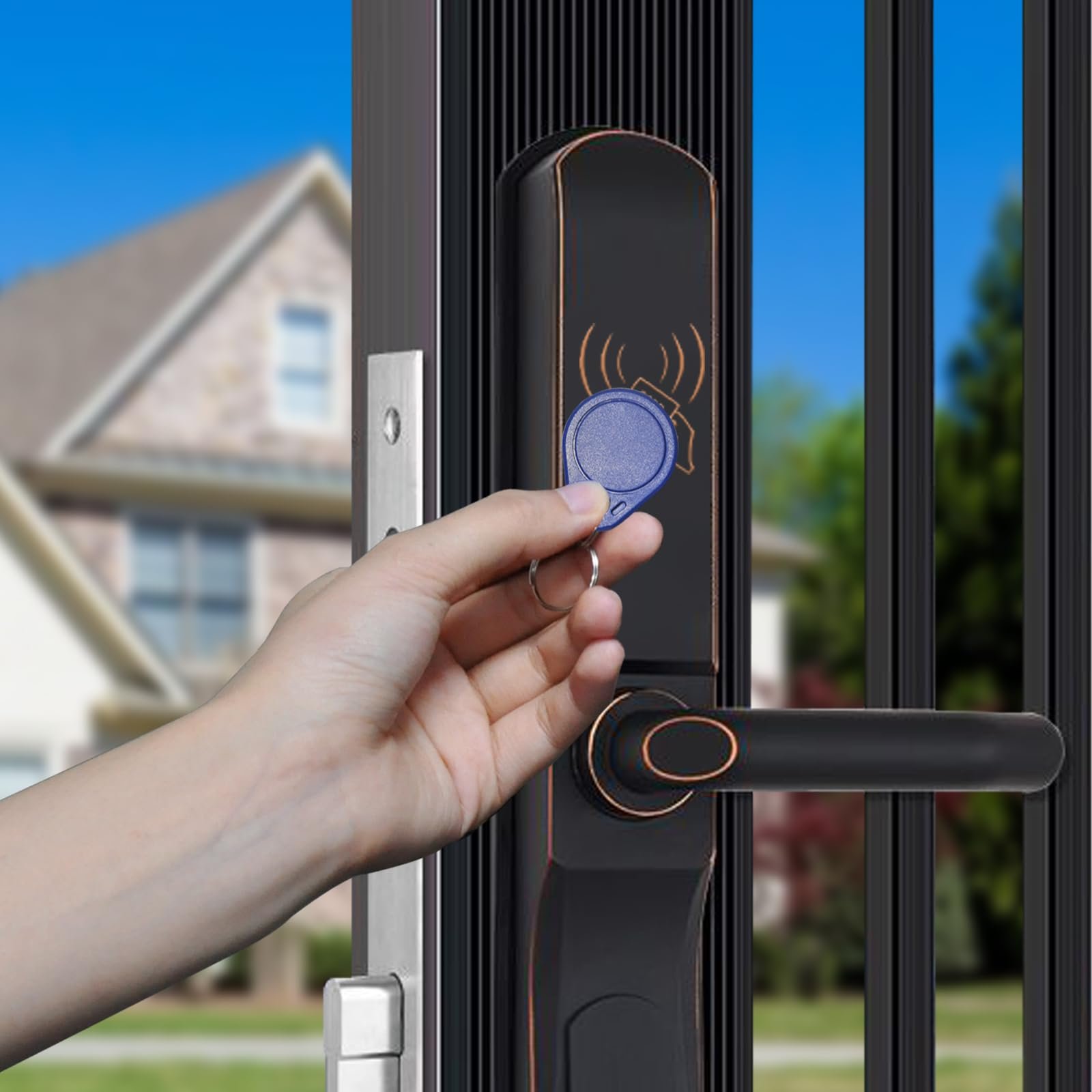Access Control Abs Key Tags High Quality RFID Chip 125kHz Door Blank Key Fob