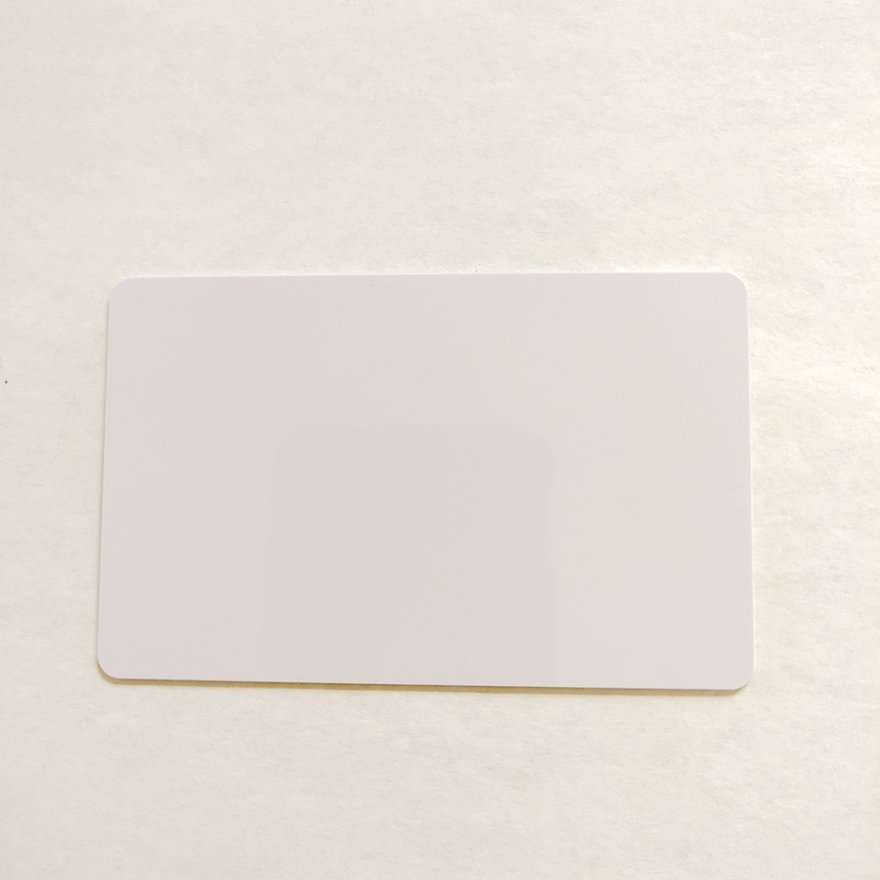 WeiTai FOB price standard size PVC plastic VIP card without film 0.84mm thickness Blank business card