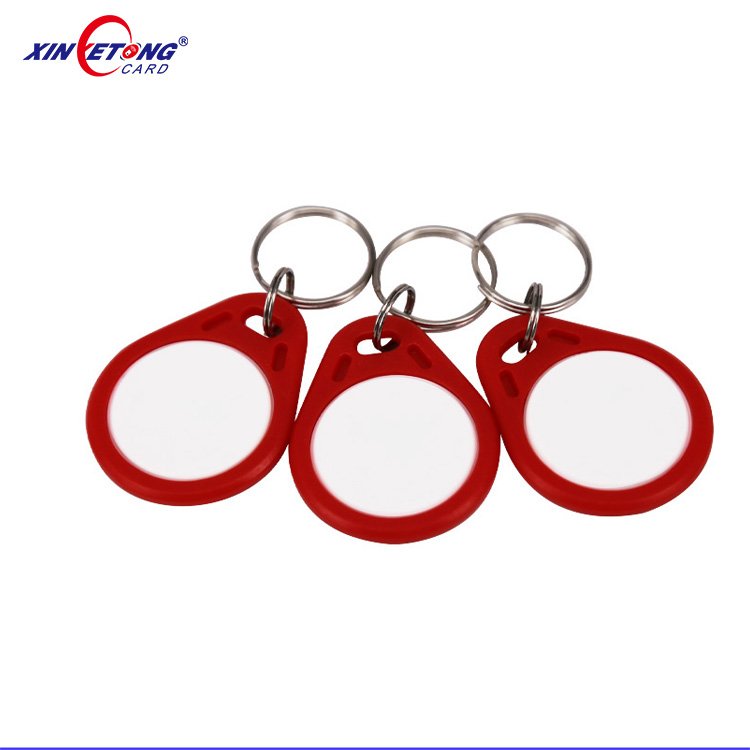 ID Card Chip EM 4100 RFID Tag Keyfob Access Control RFID Keychain Rings RFID Smart Keyfob