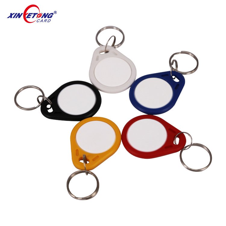 ID Card Chip EM 4100 RFID Tag Keyfob Access Control RFID Keychain Rings RFID Smart Keyfob