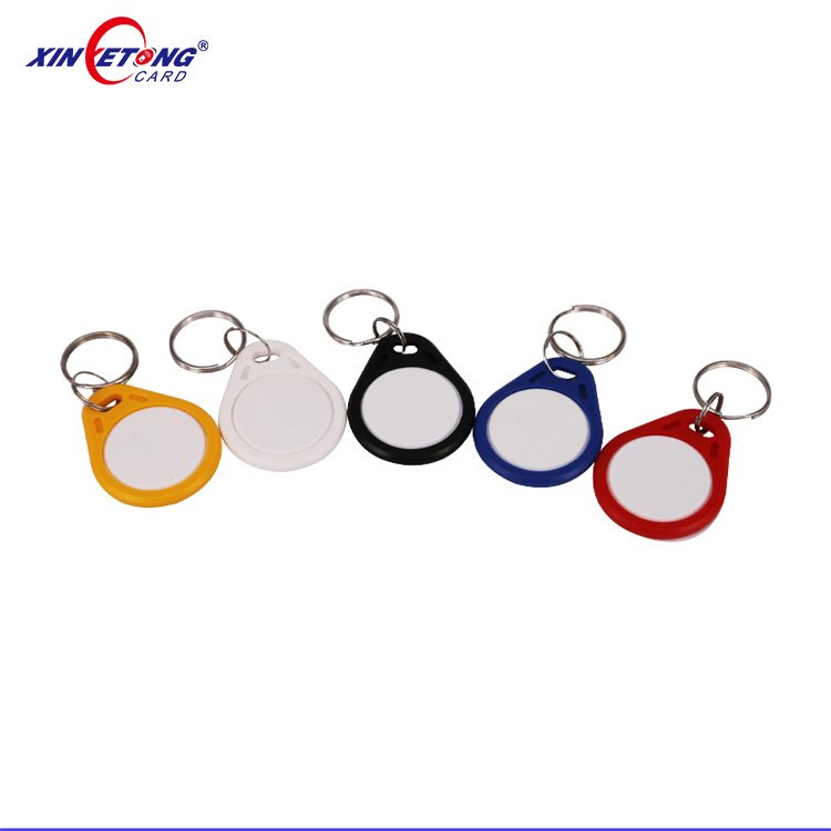ID Card Chip EM 4100 RFID Tag Keyfob Access Control RFID Keychain Rings RFID Smart Keyfob