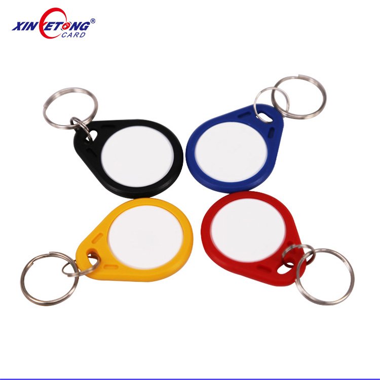 ID Card Chip EM 4100 RFID Tag Keyfob Access Control RFID Keychain Rings RFID Smart Keyfob