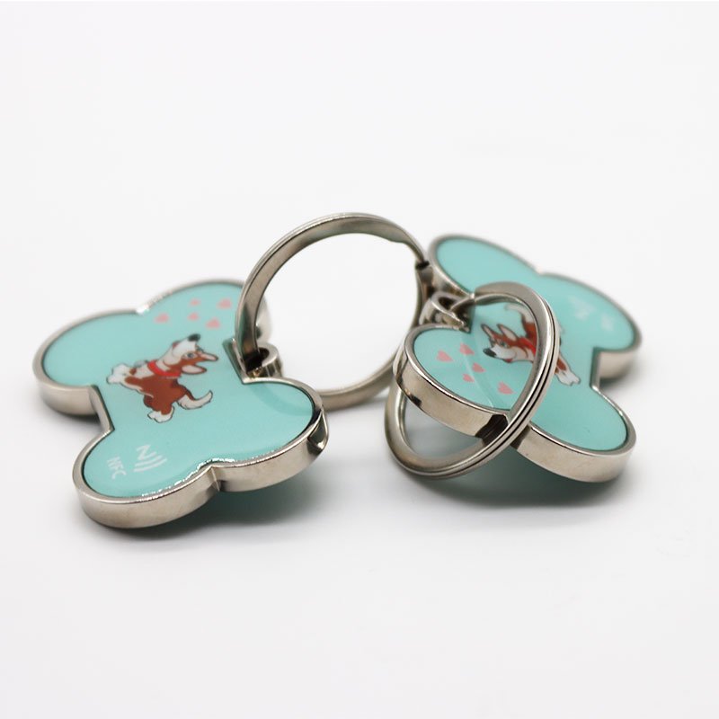 RFID Epoxy Key Chains Tags NFC 213 Pets Customize Access Control Keyfob Keychain Epoxy Smart NFC Cards