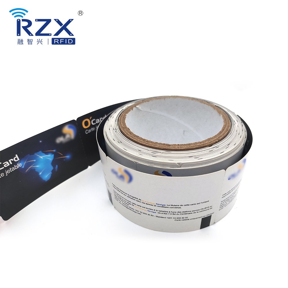 ECO-Friendly Paper 13.56MHz FM11RF08 Cards RFID Paper Card