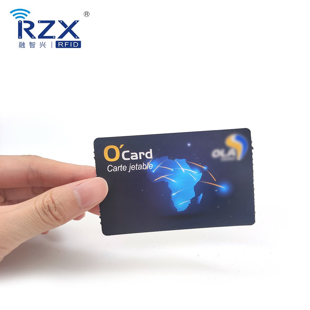 ECO-Friendly Paper 13.56MHz FM11RF08 Cards RFID Paper Card