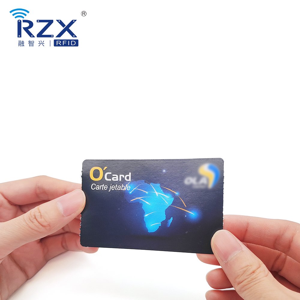 ECO-Friendly Paper 13.56MHz FM11RF08 Cards RFID Paper Card