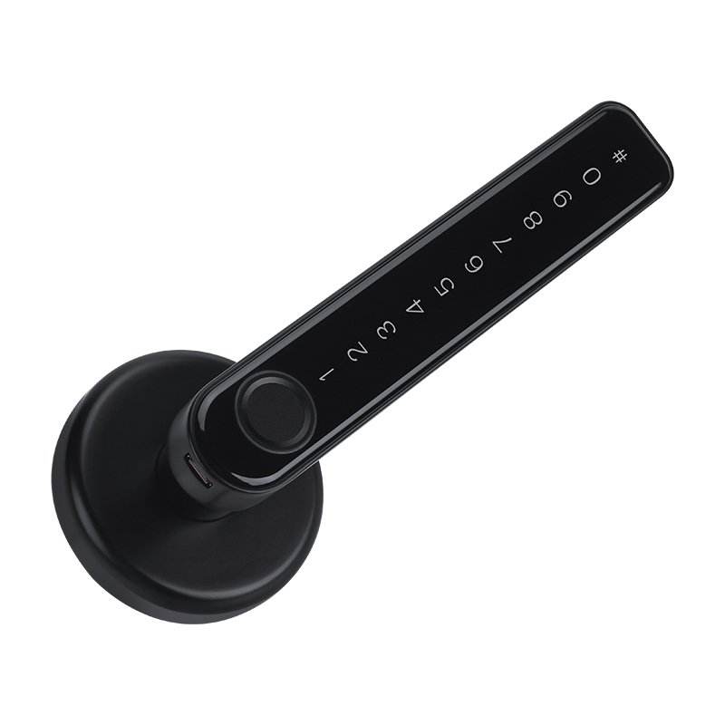 High security electric door lock, smart lock, keyless, easy installation, fingerprint APP recording wooden door lock
