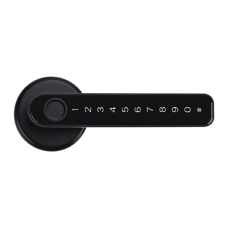 High security electric door lock, smart lock, keyless, easy installation, fingerprint APP recording wooden door lock