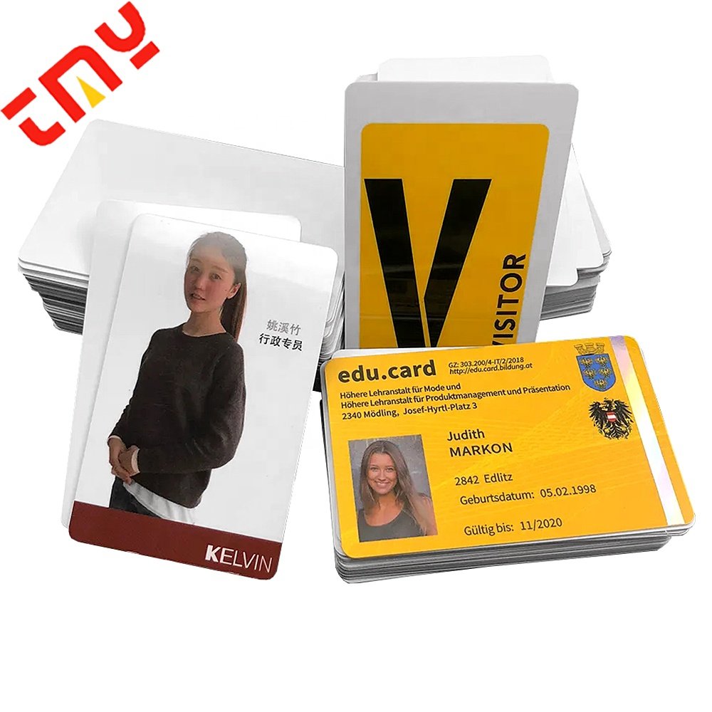 Factory Price Custom White Matte Blank Sublim PVC Inkjet Membership Student Business Id Printable Plastic Card