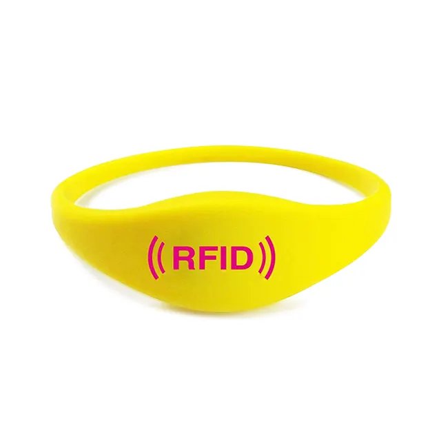 Waterproof NFC Silicone Wristband Passive RFID Silicone Bracelet Payment 13.56Mhz NFC Bracelets Wristband