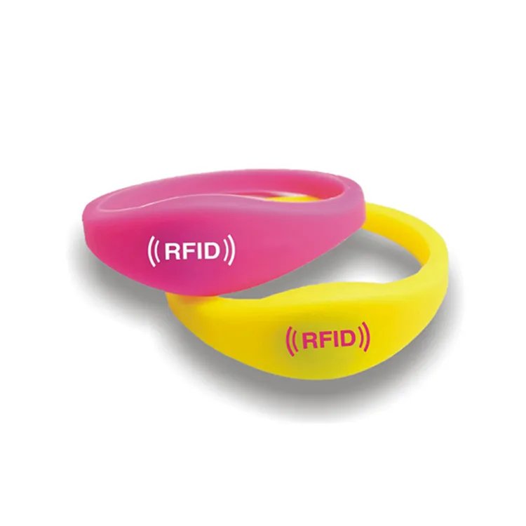 Waterproof NFC Silicone Wristband Passive RFID Silicone Bracelet Payment 13.56Mhz NFC Bracelets Wristband