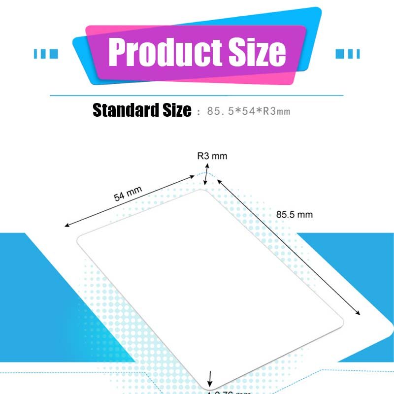 HID 1431 NFC Thin version ID Keychain PVC Access Control Badge Customizable RFID Keychain Keyfob