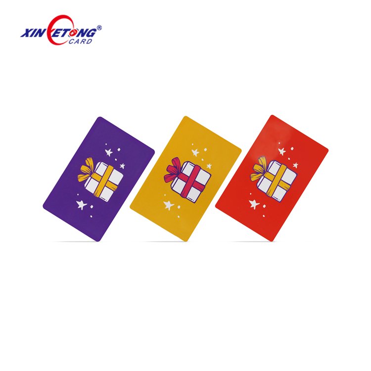 High Quality Printable PVC HF 13.56MHZ CR80 85.5*54mm or Customized Size Smart RFID Chip NFC Card