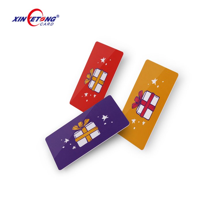 High Quality Printable PVC HF 13.56MHZ CR80 85.5*54mm or Customized Size Smart RFID Chip NFC Card
