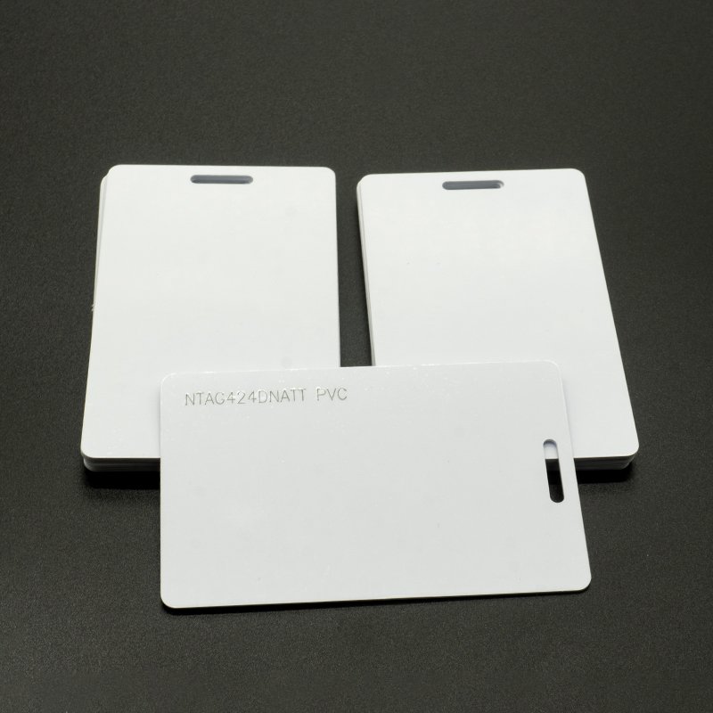 Factory Custom Plastic 13.56Mhz PETG MIFARE 1k RFID Card NFC Digital Business Card for Access Control
