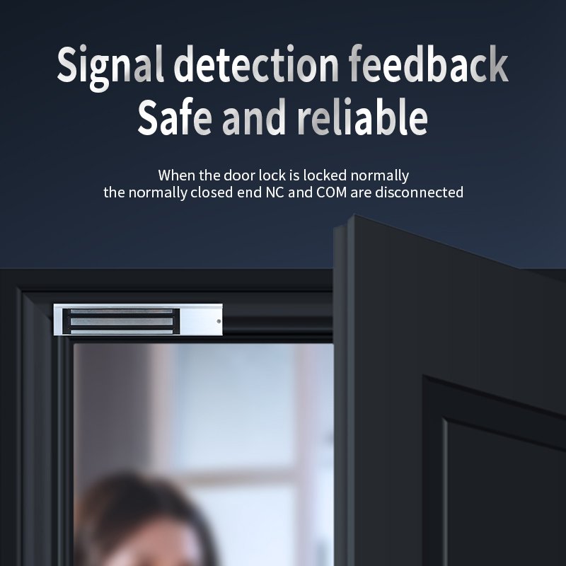 Indoor Security Smart Access Control System Single Door Magnetic Lock 280kg/600lbs Electric Electromagnetic Lock
