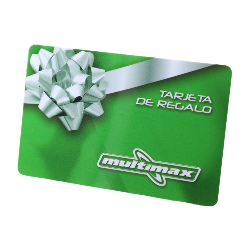 Custom plastic gift cards with logos and barcodes, QR codes, or magnetic stripes are printed chip smart card