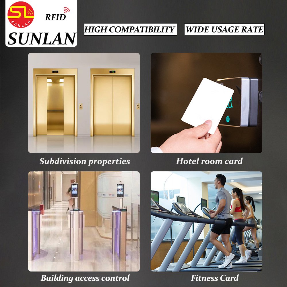Custom Printing PVC RFID Chip 13.56Mhz Access Control Hotel room Card