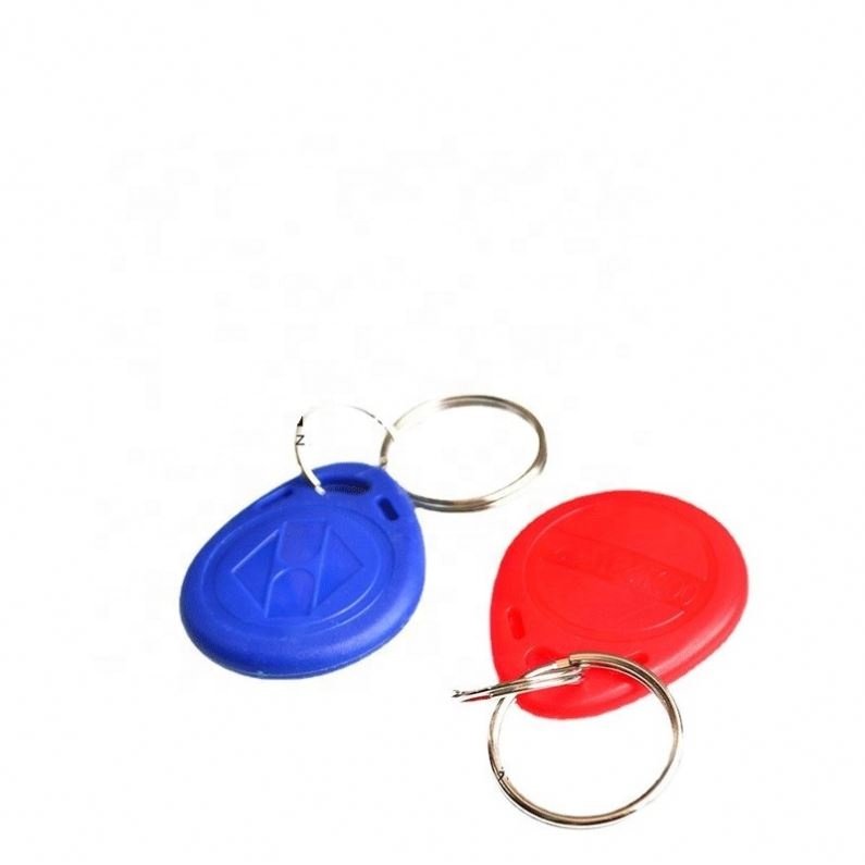 ICZX EM4100 ID card key buckle access control RF induction card red and blue matching 125K RFID card reading module
