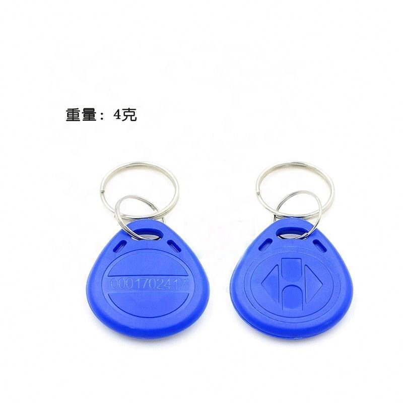 ICZX EM4100 ID card key buckle access control RF induction card red and blue matching 125K RFID card reading module