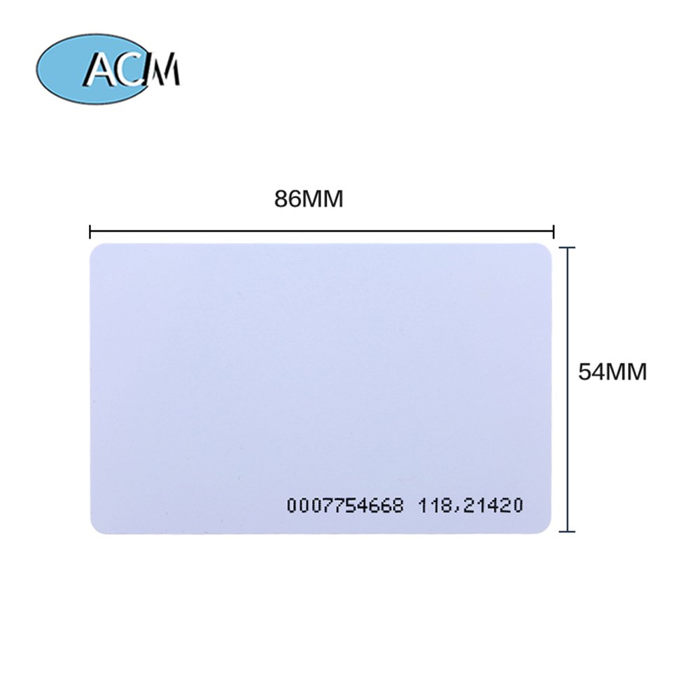 Customized printing rfid hotel key card PVC 125khz TK4100 Smart Chip RFID Key Access Control ID Card