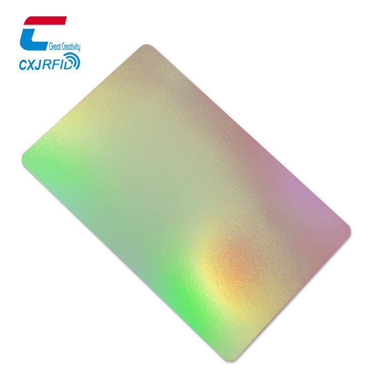 RFID Plastic PVC Card NFC Laser Card Hologram Business Post Card