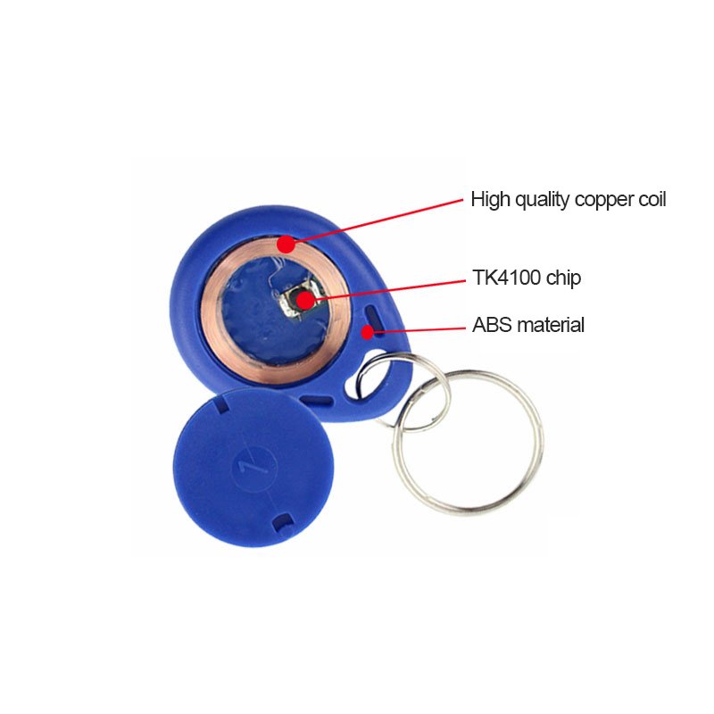 125Khz RFID Proximity EM TK4100 Card Key Keyfobs for Access Control Time Attendance