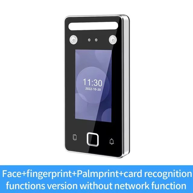 4.3inch Liveness Detection Face Recognition Gate Access Control Dynamic Facial Detection Time Attendance TCP/IP Free Software