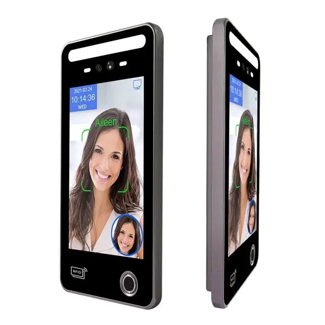 AI08FW Waterproof 8 Inches HD IPS Touch Screen AI Dynamic Face Recognition Time Attendance Access Control Terminal
