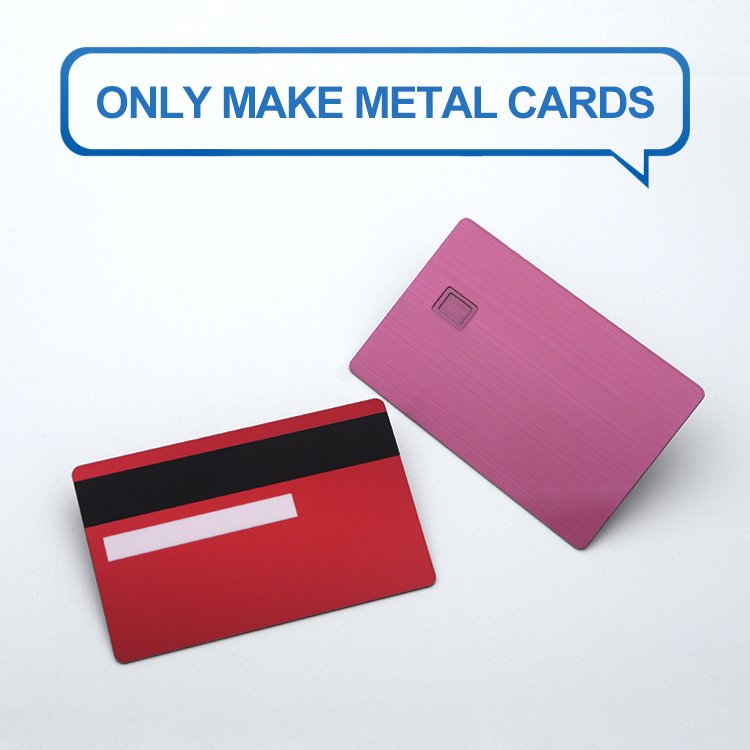 Metal Bank Card Manufacturers Supply Size 0.8mm Thickness Matt White Credit card Size Metal Professional Banking Card